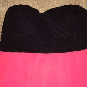 Hot pink and black dress ❤️